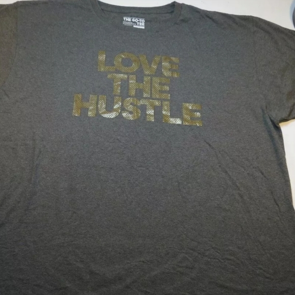 Adidas tshirt" Love the hustle" 2X New no tags - Picture 5 of 5